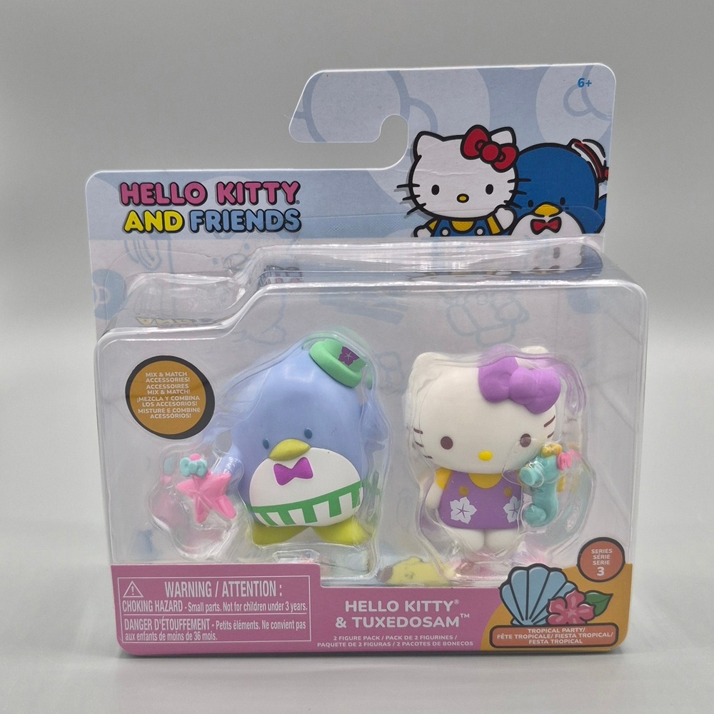 Hello Kitty and Friends Tuxedosam Tropical Party Series 3 Figure‎ 2-Pack HKT0301